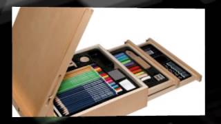 Royal amp Langnickel 124piece Sketching and Drawing Easel Artist Set [upl. by Nealon]