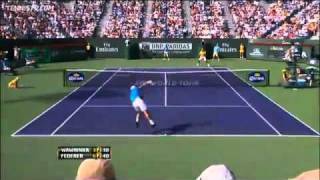 Djokovic Federer Win In Indian Wells Quarterfinal Highlights [upl. by Courtnay873]