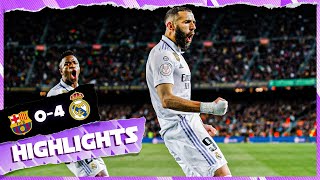 FC Barcelona 04 Real Madrid  HIGHLIGHTS  Copa del Rey [upl. by Nolaj238]