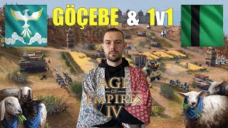 Age of Empires 4 SEZON 9 STRATEJİLERİNİ KEŞFEDİYORUZ  Göçebe Zhu XI ve 1v1 Delhi [upl. by Delwin351]