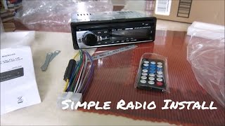 How to install a car radio  Simple [upl. by Mirella]