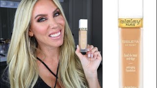 170 Foundation SISLEY SISLEYA LE TEINT ANTIAGING FOUNDATION REVIEW [upl. by Aiak]