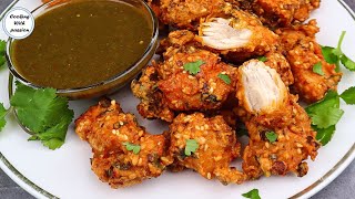 Perfect Chicken Pakora Recipe With Special Chutney Tips amp Tricks By Cooking With Passion Snacks [upl. by Ataynek]