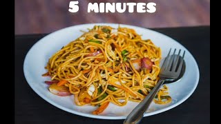 How to make Chow mein noodles at home  life of prasanta [upl. by Hardin10]