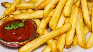 Homemade French Fries  Crispy French Fries Recipe  Kanaks Kitchen [upl. by Aitnuahs]