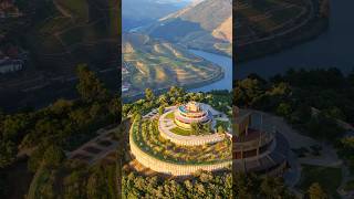 Flying over vineyards in Douro valley Portugal 😍😍😍 travel [upl. by Gerhardt]