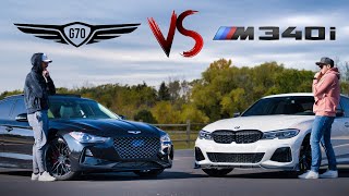 BMW M340i vs GENESIS G70  WHO BOUGHT THE RIGHT CAR [upl. by Moorish51]