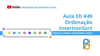 Estrutura de Dados em C  Aula 49  Ordenação  InsertionSort [upl. by Conchita]