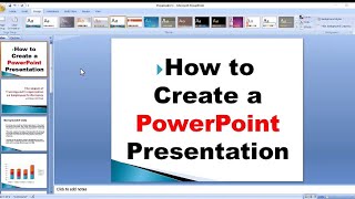 How to Create a Powerpoint Presentation  a Beginners Guide [upl. by Elison]