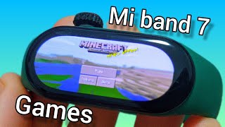 НА ЧТО СПОСОБНЫ Mi Band 7 miband7 minecraft game apps gameplay [upl. by Cahilly]