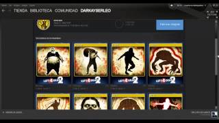 STEAM Colección completa de Cromos Left 4 Dead 2 y recibiendo cupon 75 de descuento [upl. by Atiekahs]