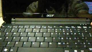 acer aspire one ao751 mini laptop netbook [upl. by Anirpas]