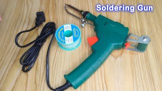 DeBaiLong Automatically Soldering Gun  Hand held Solder Iron Kit Welding Tool [upl. by Retrop]