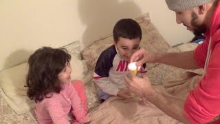 BABY DOES RAW EGG CHALLENGE [upl. by Sheya]