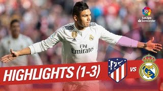 The Battle for Madrid Atlético vs Real Highlights [upl. by Etnaud156]