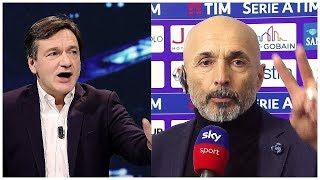 SPALLETTI sbrocca contro FABIO CARESSA quotNon fate i tifosiquot  FiorentinaInter 33 [upl. by Lehcim]