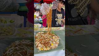 Instant noodle stir fried like pad Thai recipe  Phutubburg Petchaboon [upl. by Asehr]