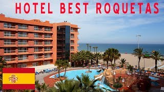 Hotel Best Roquetas drone Roquetas de Mar Costa de Almeria Spain [upl. by Llennahs693]