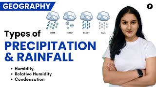 Types of Precipitation and Rainfall  World Geography By Parcham Classes [upl. by Boony]