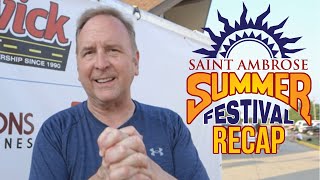 Saint Ambrose Summer Festival Recap [upl. by Pacificia731]