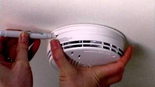 Replace battery in Ei141 smoke alarm [upl. by Jackson]