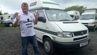 NOW SOLD AUTOSLEEPER TOPAZ BUT EXACT SAME YEAR ARRIVED WITH 107K FOR £17999 CAMPER NERD [upl. by Kareem223]