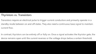 Thyristor Basics Explained [upl. by Aicirpac457]