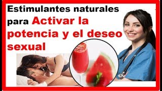 Estimulante sexual Natural casero  Jugo para Aumentar la potencia y el deseo Sexual 2021 [upl. by Ja]