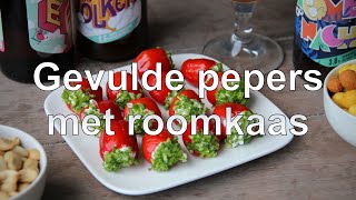 Gevulde pepers met roomkaas recept [upl. by Ainollopa452]