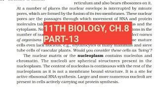 Class 11 biology Ch8Part13Nucleus amp MicrobodiesStudy with Farru [upl. by Adnilasor]