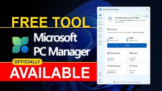 Microsoft PC Manager Allinone Utility Tool  Officially Available [upl. by Dippold346]