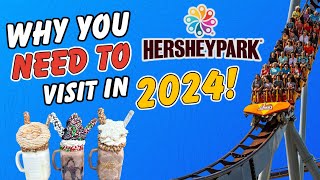 10 Reasons To Visit HersheyPark In 2024  Pennsylvanias BEST Theme Park [upl. by Naillik]