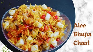 Making Aloo Bhujia Chaat in a Giant Wok [upl. by Harte]