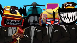 Car Turbo Eater Vs Cartoon Car Eater Vs Vespa Eater  Coffin Dance Meme  COVER [upl. by Ailem348]