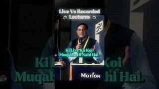 Live Vs Recorded Lectures 🤼‍♂️ by MotionNVSir MotionNEET live recorder nvsir shorts [upl. by Ahsinej]