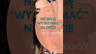 Dlaczego nie mogę wytrzymać na diecie shorts dietetykkliniczny psychodietetyk [upl. by Chladek586]