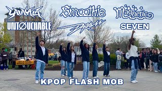 KPOP IN PUBLIC FLASH MOB AESPA  NCT DREAM  ILLIT  MORE  SPRING FLING  BINGHAMTON UNIVERSITY [upl. by Zil]