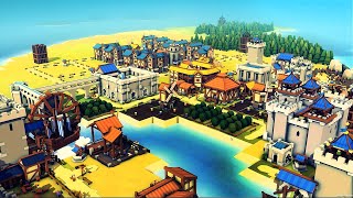 Building Super Structures In Our Massive Empire  Kingdoms and Castles AI Update Gameplay [upl. by Upali]