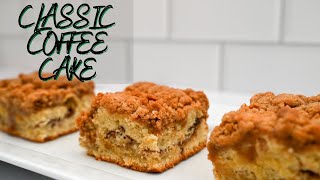 Best Classic Coffee Cake Recipe with Extra Crumb Topping [upl. by Monk42]