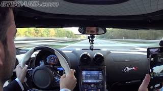 25 min Koenigsegg Agera R AUTOBAHN ALL OUT 350 kmh 220 mph 1140 HP and 1200 Nm 1330 kg dry weight [upl. by Oironoh]