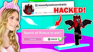 I HACKED MOODYS ROBLOX ACCOUNT To WIN In Tower Of Hell Roblox [upl. by Alejandra]