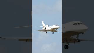 Dassault Falcon 900 N575JJ Landing DFW Airport [upl. by Staten]