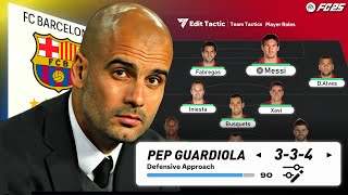 MASTERING PEP GUARDIOLAS BARCELONA 2012 TACTICS IN FC 25 [upl. by Nagek]