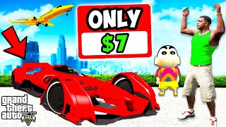 Franklin Buying EVERYTHING For 7 In GTA 5  SHINCHAN and CHOP [upl. by Landon]