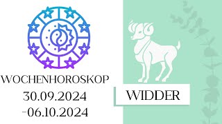 ♈ Wochenhoroskop  Widder  3009061024  KW 402024 [upl. by Herbst]