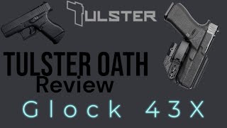 Tulster Oath‼️ BEST HOLSTER FOR UNDER 100 for the Glock 4343xlink in ￼ description glock43x [upl. by Ninahs]