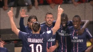 Goal Jérémy MENEZ 53  Olympique Lyonnais  Paris SaintGermain 01  201213 [upl. by Ahsinev]