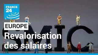 SMIC  les pays européens revalorisent les salaires minimums • FRANCE 24 [upl. by Odlopoel]