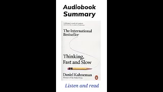 Thinking Fast and Slow by Daniel Kahneman  Audiobook Summary [upl. by Julis]