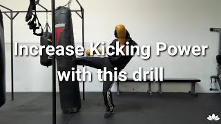 Increase kickboxing power drill [upl. by Mickie]